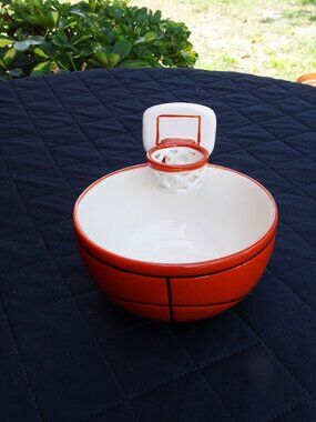 Basketball Soup Mug with Hoop for Slam Dunk by Max’is Creations 16oz New